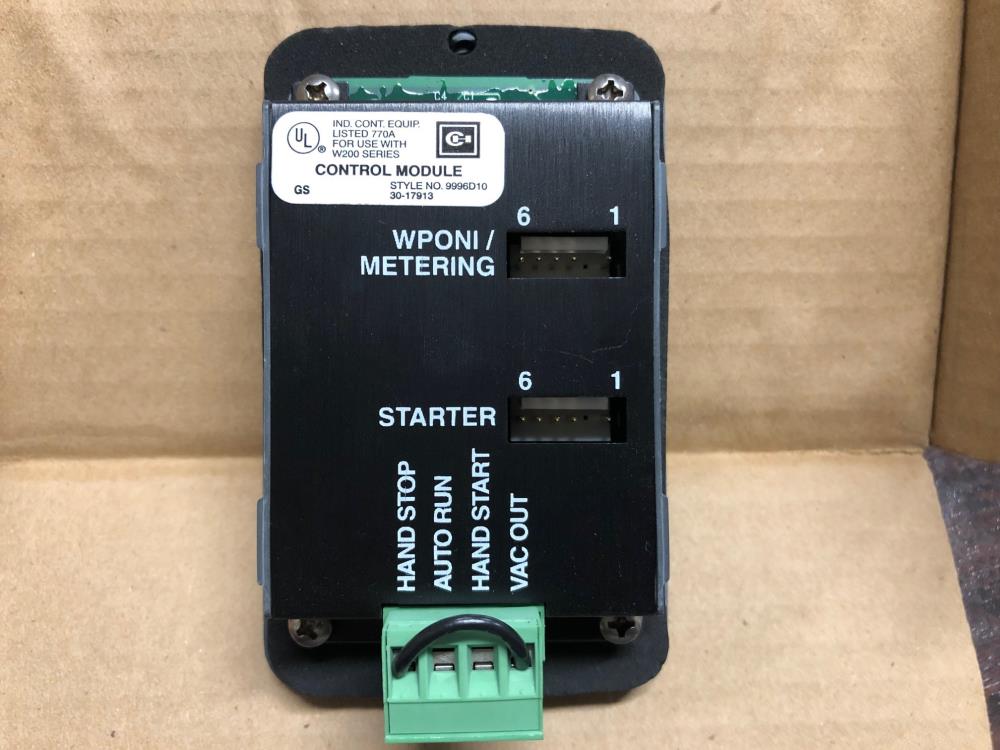 EATON CUTLER HAMMER ADVANTAGE CONTROL MODULE WPBFV4